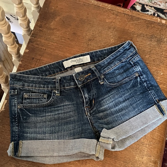 Charlotte Russe Indigo Denim Shorts 2/35$ - Picture 2 of 5